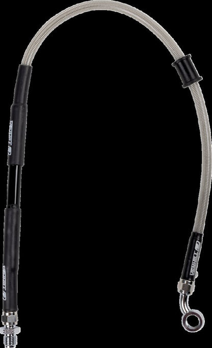 MOOSE Stainless Steel Braided Brake Line Y01-2-009/P-CL