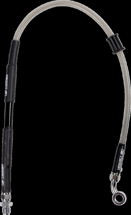 MOOSE Stainless Steel Braided Brake Line Y01-2-009/P-CL