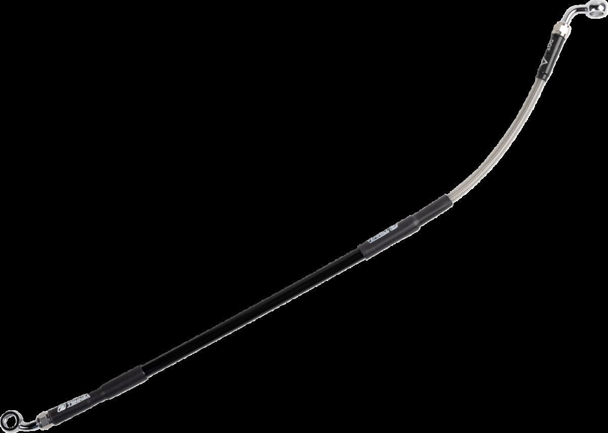 MOOSE Stainless Steel Braided Brake Line Y01-2-035/P-CL