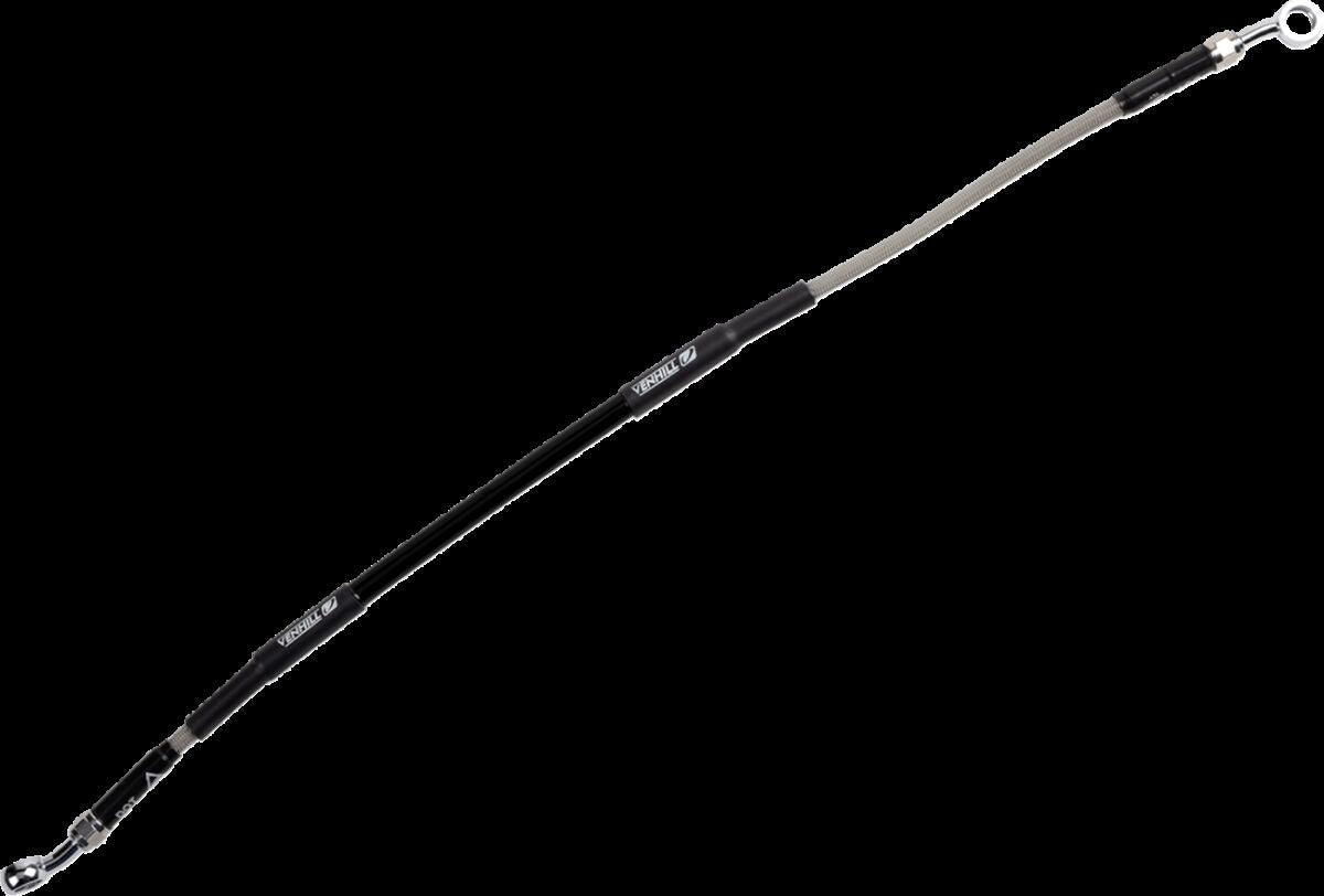 MOOSE Stainless Steel Braided Brake Line Y01-2-037/P-CL