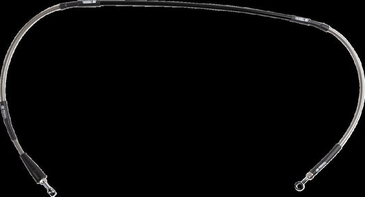 MOOSE Stainless Steel Braided Brake Line S01-1-039/P-CL