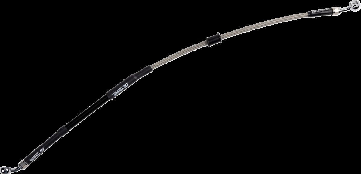 MOOSE Stainless Steel Braided Brake Line S01-2-037/P-CL