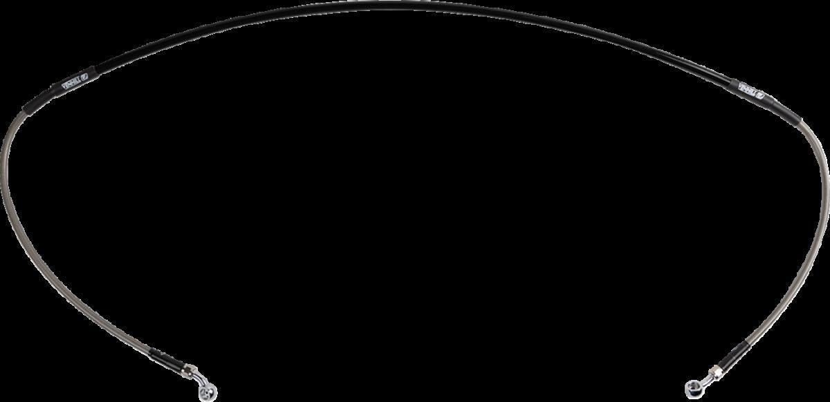 MOOSE Stainless Steel Braided Brake Line S01-1-041/P-CL