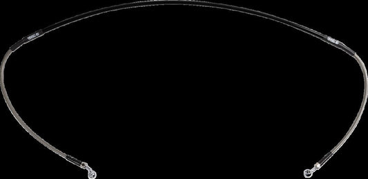 MOOSE Stainless Steel Braided Brake Line S01-1-041/P-CL