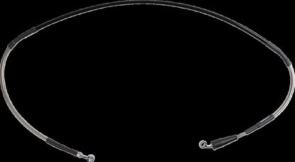 MOOSE Stainless Steel Braided Brake Line S01-1-042/P-CL