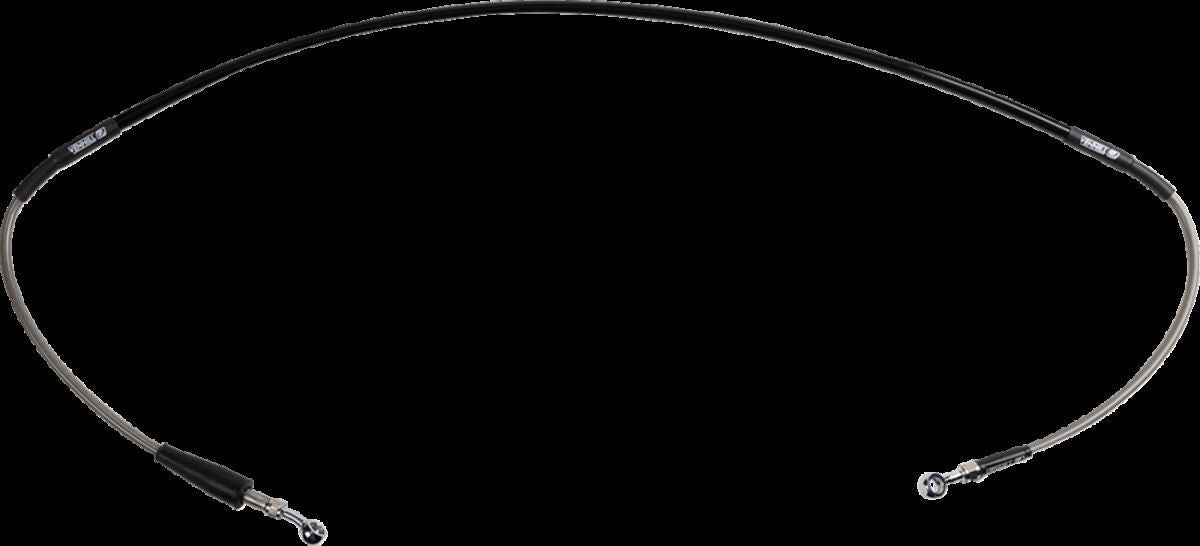 MOOSE Stainless Steel Braided Brake Line H01-1-015/P-CL