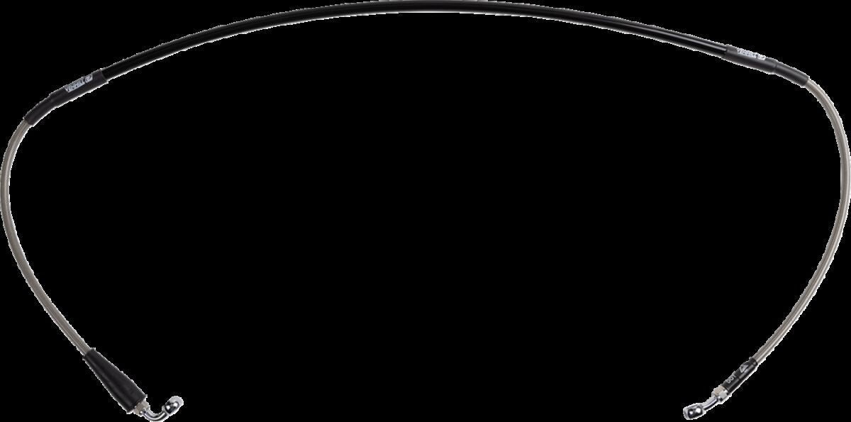 MOOSE Stainless Steel Braided Brake Line H01-1-018/P-CL