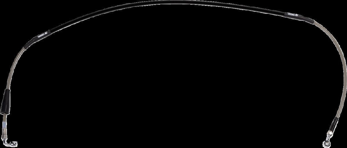 MOOSE Stainless Steel Braided Brake Line H01-1-022/P-CL