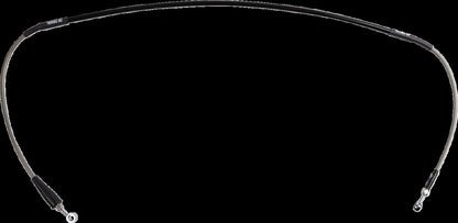 MOOSE Stainless Steel Braided Brake Line H01-1-025/P-CL