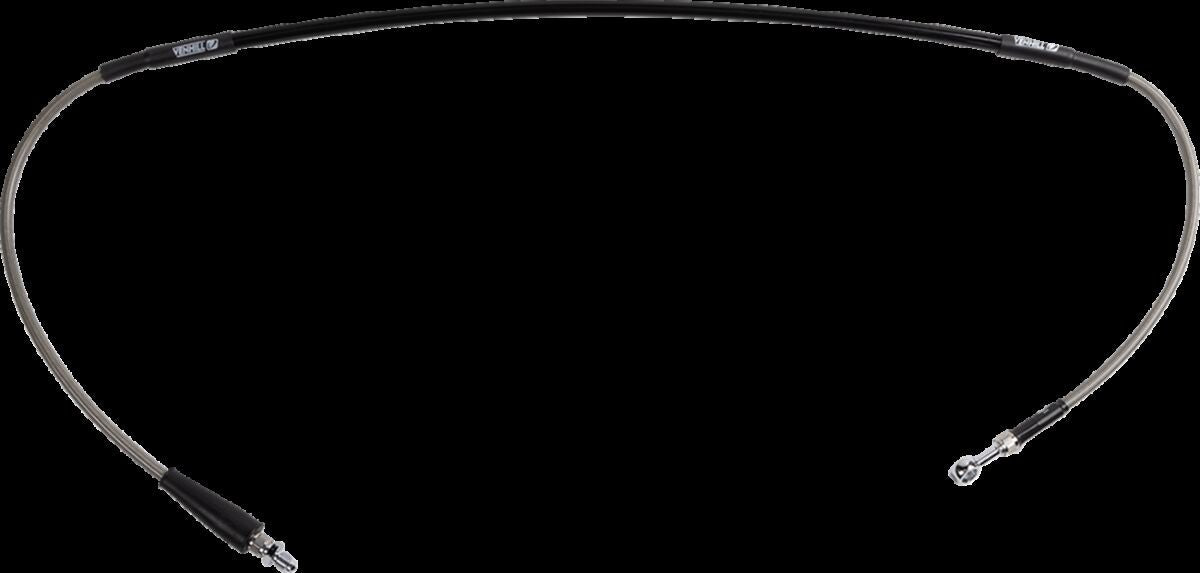 MOOSE Stainless Steel Braided Brake Line H01-1-030/P-CL