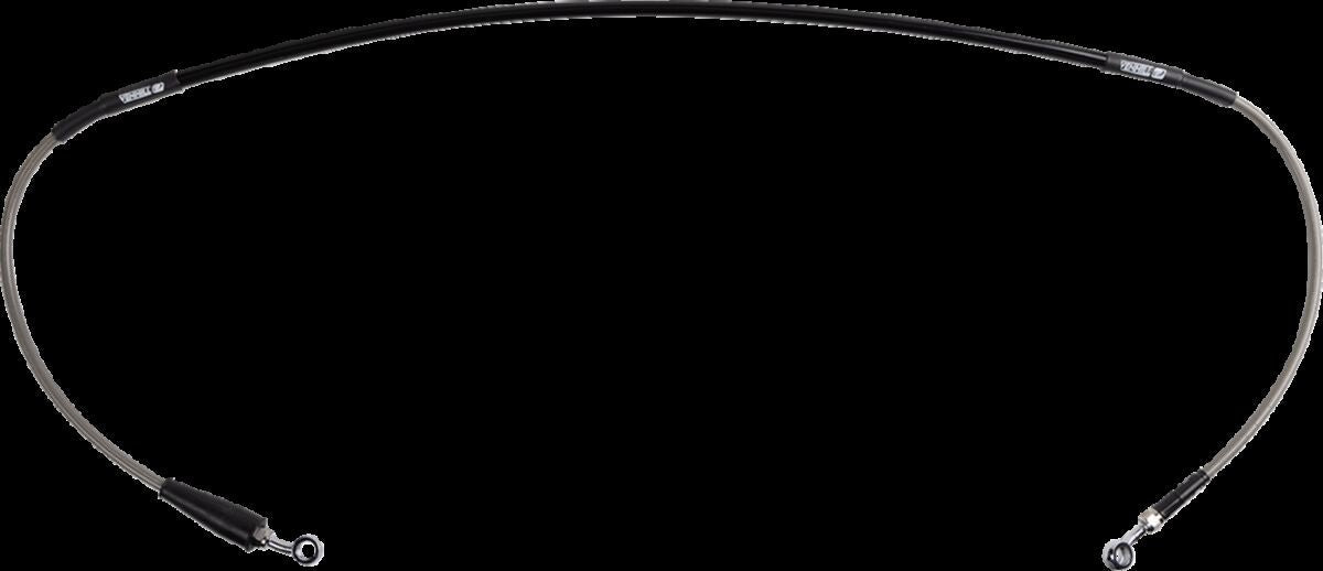 MOOSE Stainless Steel Braided Brake Line H01-1-032/P-CL