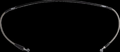 MOOSE Stainless Steel Braided Brake Line H01-1-032/P-CL