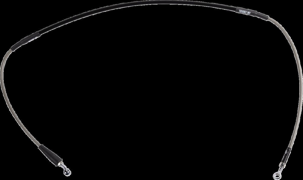 MOOSE Stainless Steel Braided Brake Line H01-1-037/P-CL