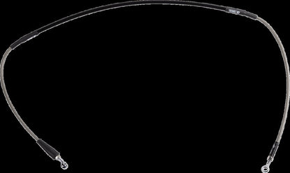 MOOSE Stainless Steel Braided Brake Line H01-1-037/P-CL