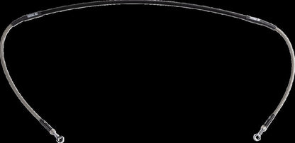 MOOSE Stainless Steel Braided Brake Line H01-1-046/P-CL