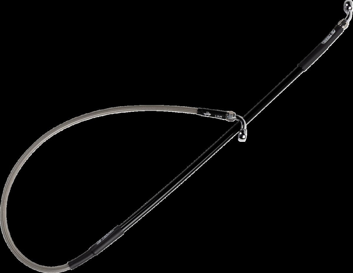 MOOSE Stainless Steel Braided Brake Line H01-2-005/P-CL