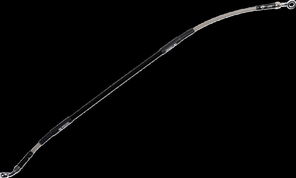 MOOSE Stainless Steel Braided Brake Line H01-2-009/P-CL