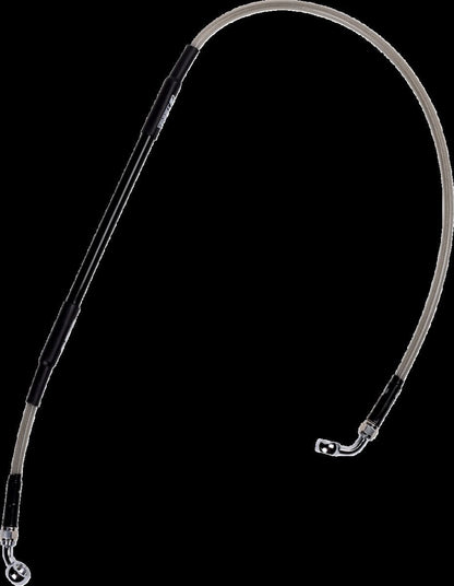 MOOSE Stainless Steel Braided Brake Line H01-2-014/P-CL