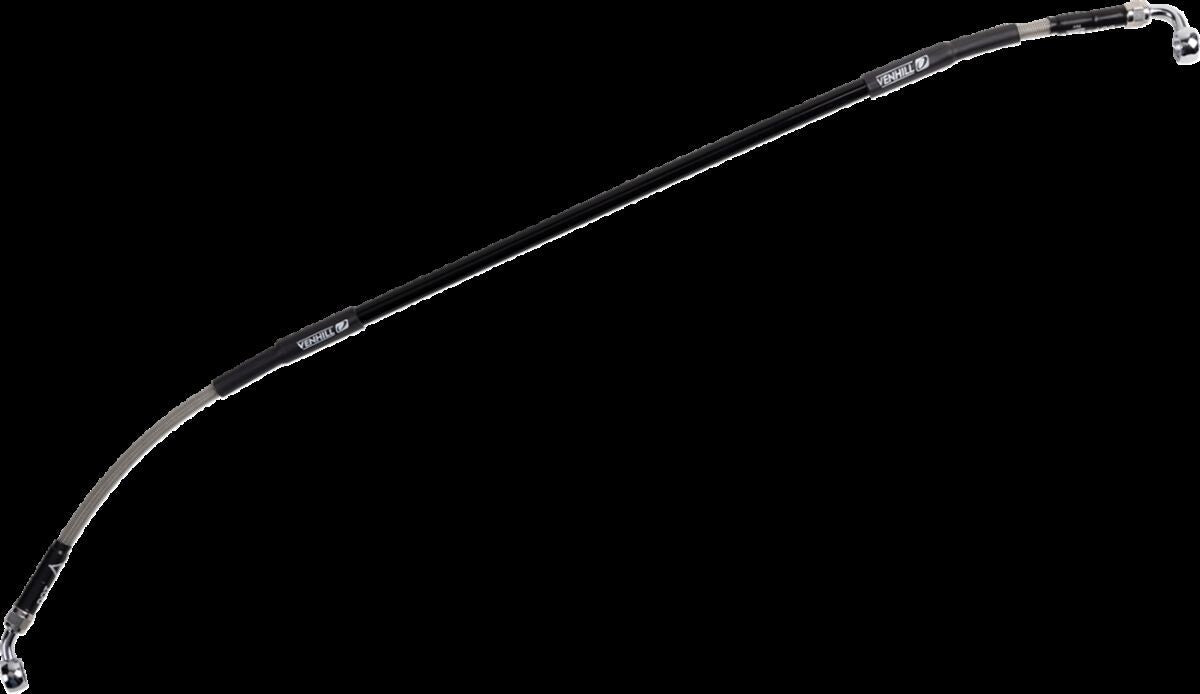 MOOSE Stainless Steel Braided Brake Line H01-2-022/P-CL