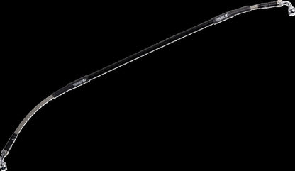 MOOSE Stainless Steel Braided Brake Line H01-2-022/P-CL