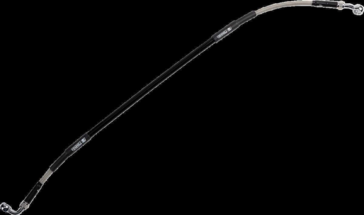 MOOSE Stainless Steel Braided Brake Line H01-2-026/P-CL