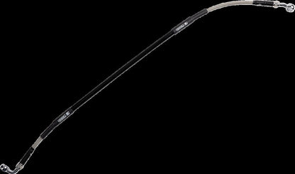 MOOSE Stainless Steel Braided Brake Line H01-2-026/P-CL