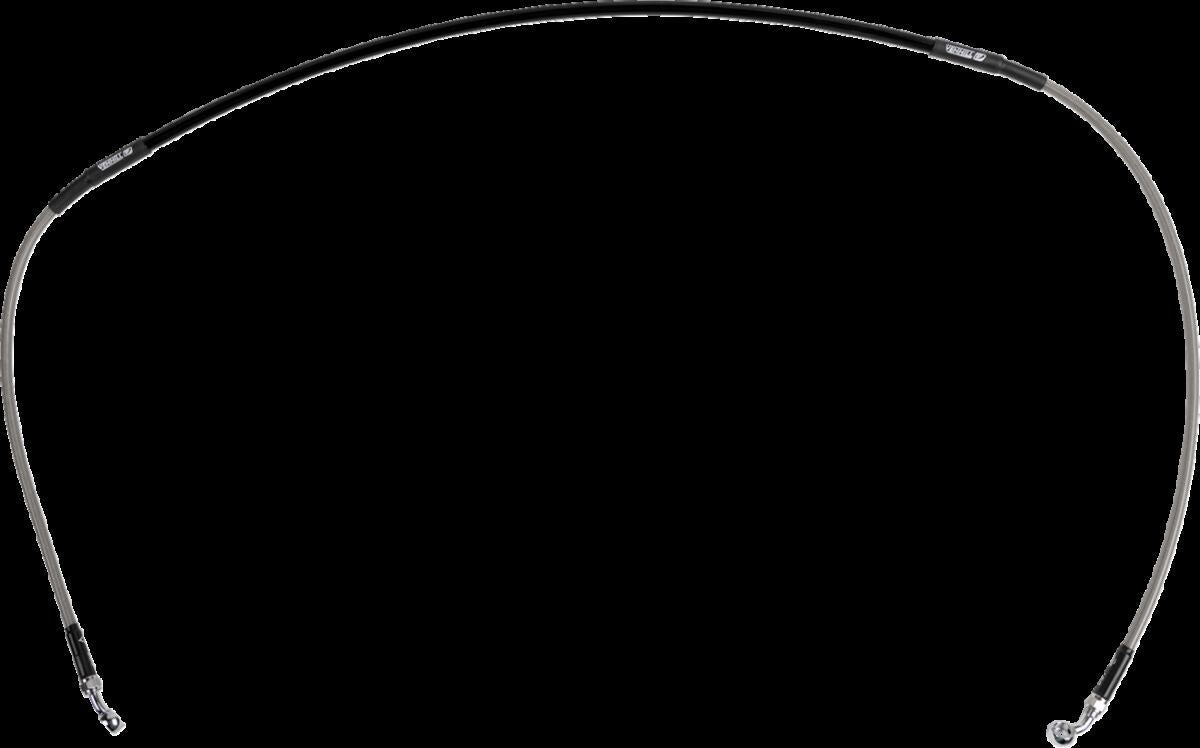 MOOSE Stainless Steel Braided Brake Line H02-1-036/P-CL