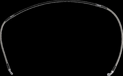 MOOSE Stainless Steel Braided Brake Line H02-1-036/P-CL