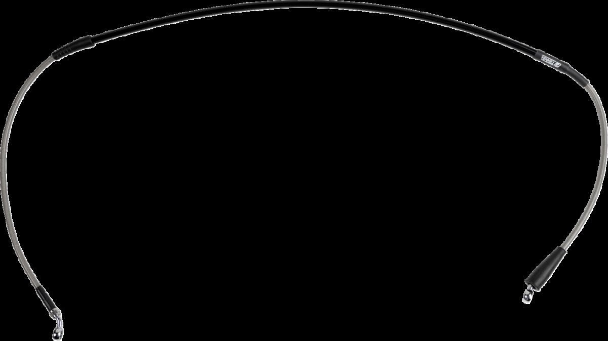 MOOSE Stainless Steel Braided Brake Line H02-1-063/P-CL