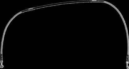 MOOSE Stainless Steel Braided Brake Line H02-1-064/P-CL