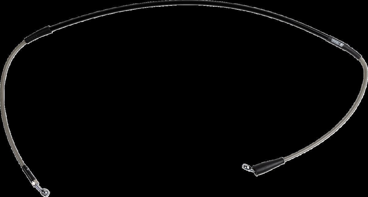 MOOSE Stainless Steel Braided Brake Line H02-1-065/P-CL