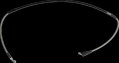 MOOSE Stainless Steel Braided Brake Line H02-1-065/P-CL