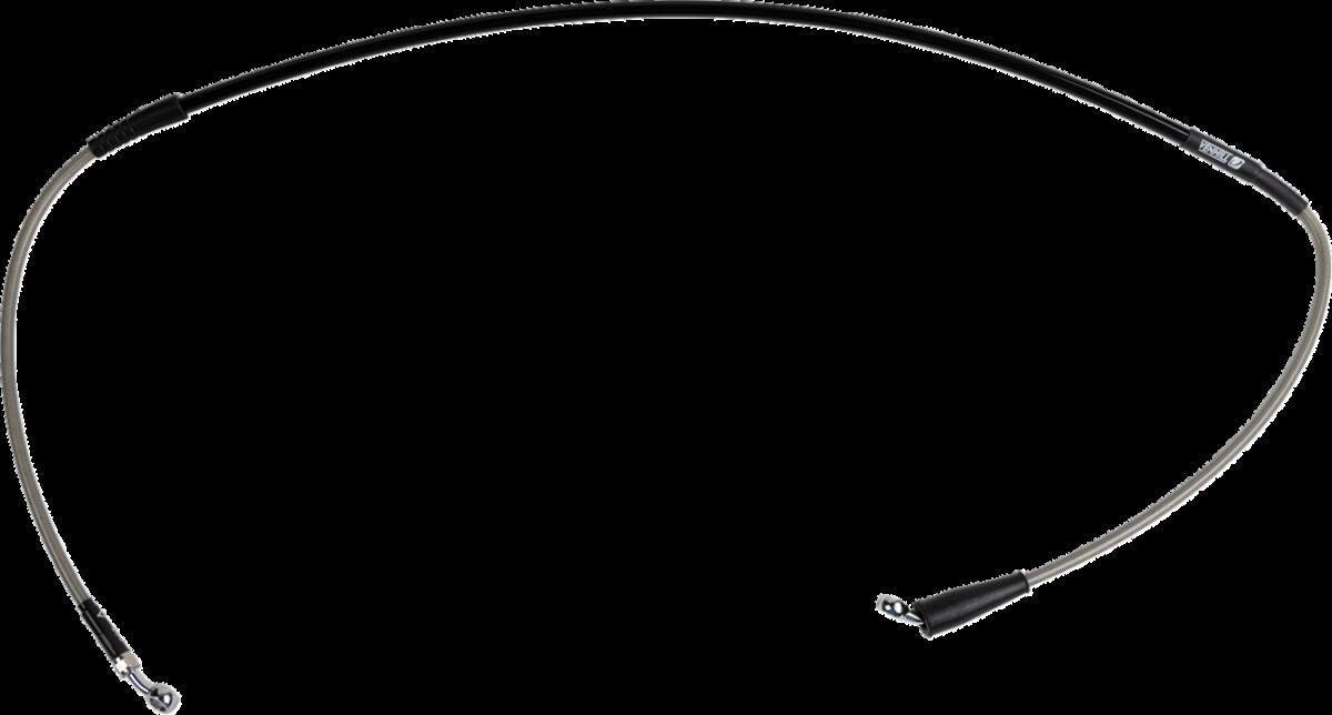 MOOSE Stainless Steel Braided Brake Line H02-1-065/P-CL