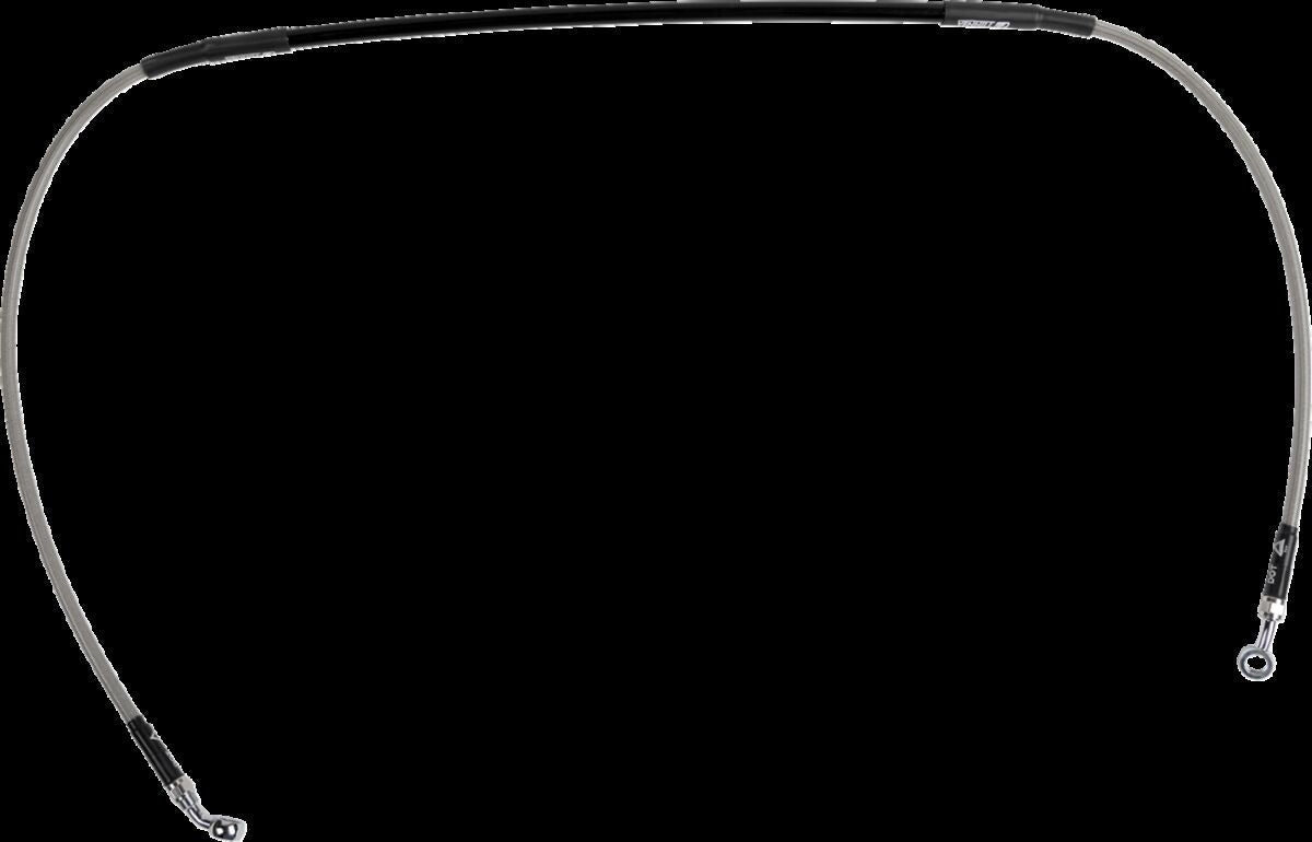 MOOSE Stainless Steel Braided Brake Line H02-1-066/P-CL