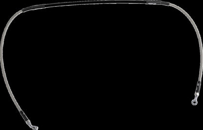 MOOSE Stainless Steel Braided Brake Line H02-1-066/P-CL