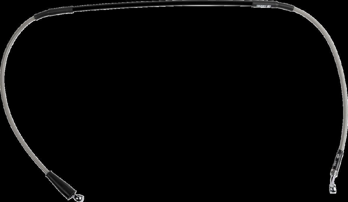 MOOSE Stainless Steel Braided Brake Line H02-1-068/P-CL