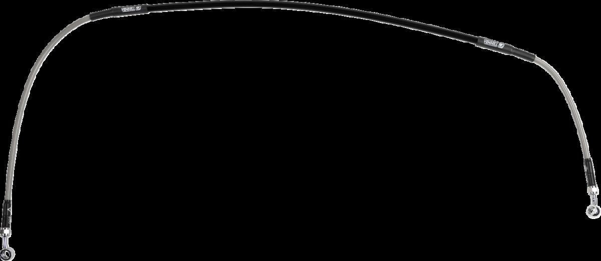 MOOSE Stainless Steel Braided Brake Line H02-1-072/P-CL