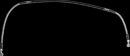 MOOSE Stainless Steel Braided Brake Line H02-1-072/P-CL