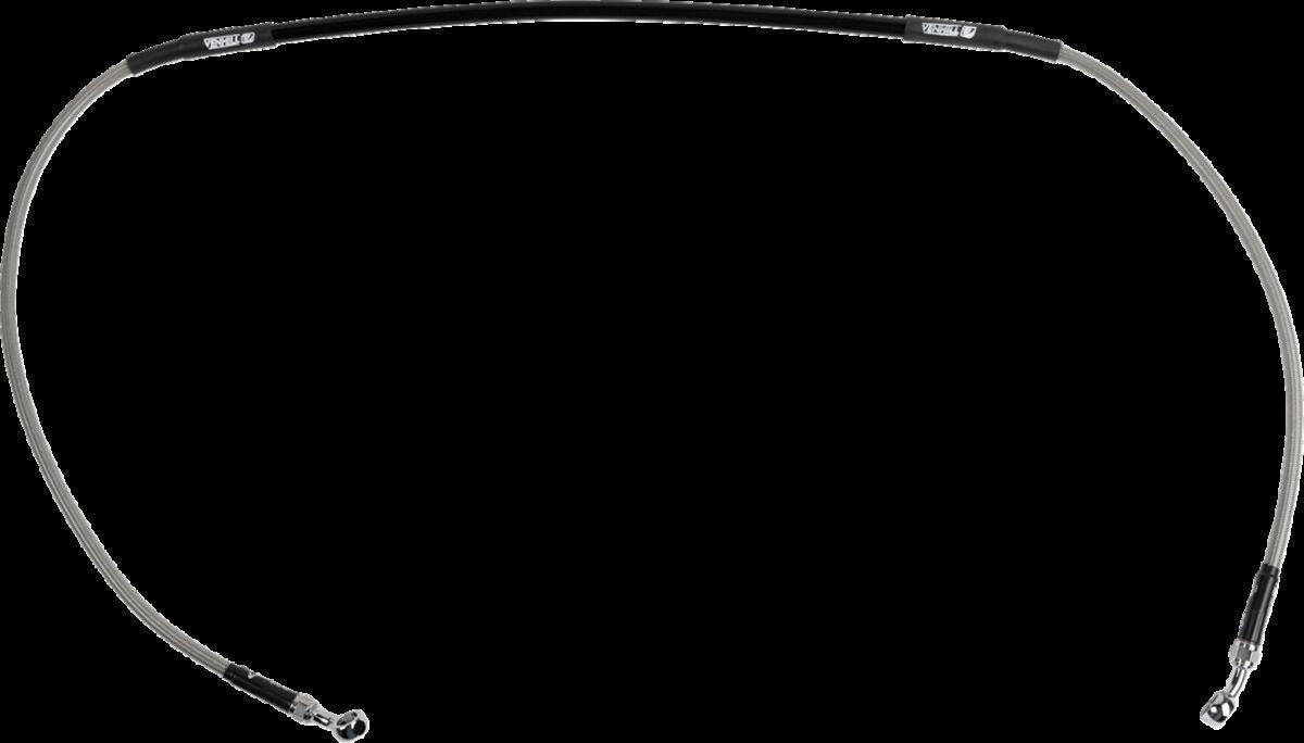 MOOSE Stainless Steel Braided Brake Line H02-1-074/P-CL