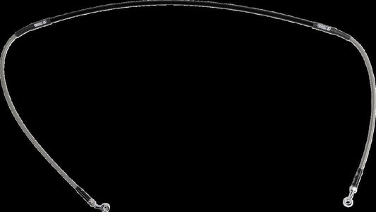MOOSE Stainless Steel Braided Brake Line H02-1-075/P-CL