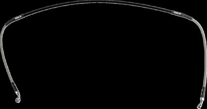 MOOSE Stainless Steel Braided Brake Line H02-1-076/P-CL