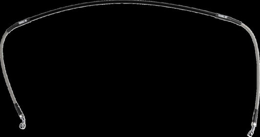 MOOSE Stainless Steel Braided Brake Line H02-1-076/P-CL