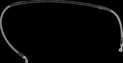 MOOSE Stainless Steel Braided Brake Line H02-1-079/P-CL