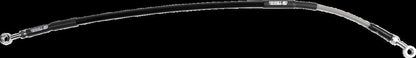 MOOSE Stainless Steel Braided Brake Line Rear H02-2-026/P-CL