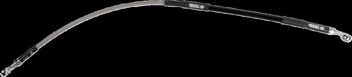 MOOSE Stainless Steel Braided Brake Line H02-2-038/P-CL