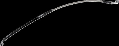 MOOSE Stainless Steel Braided Brake Line H02-2-039/P-CL
