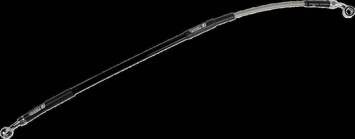 MOOSE Stainless Steel Braided Brake Line H02-2-046/P-CL