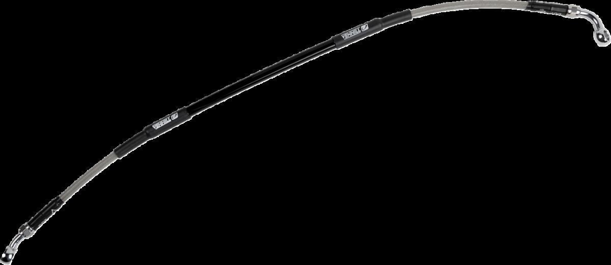 MOOSE Stainless Steel Braided Brake Line H02-2-052/P-CL