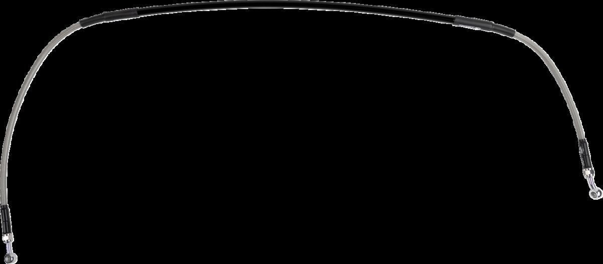 MOOSE Stainless Steel Braided Brake Line K01-1-030/P-CL