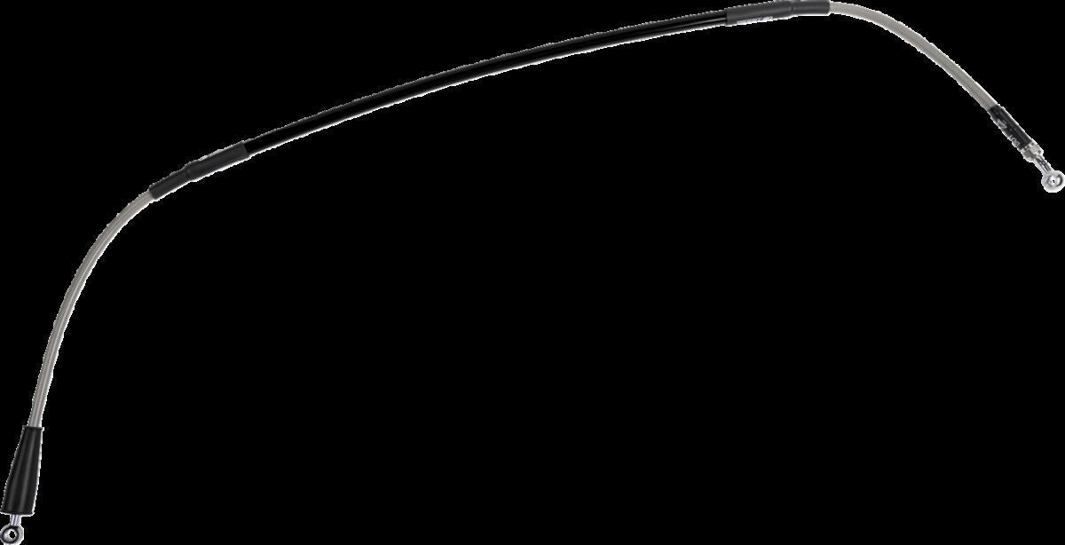 MOOSE Stainless Steel Braided Brake Line K01-1-037/P-CL